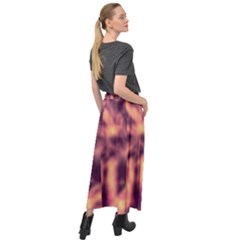 Velour Split Maxi Skirt 