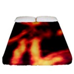 Lava Abstract Stars Fitted Sheet (Queen Size)