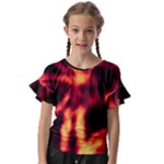 Lava Abstract Stars Kids  Cut Out Flutter Sleeves