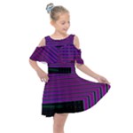 Gradient Kids  Shoulder Cutout Chiffon Dress