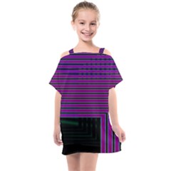 Kids  One Piece Chiffon Dress 