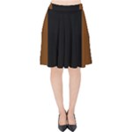 Gradient Velvet High Waist Skirt