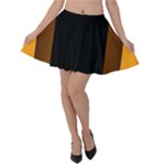 Gradient Velvet Skater Skirt