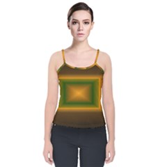 Velvet Spaghetti Strap Top 