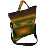 Gradient Fold Over Handle Tote Bag