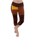 Gradient Lightweight Velour Capri Yoga Leggings