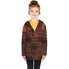 Kids  Double Breasted Button Coat 