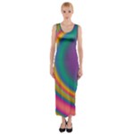 Gradientcolors Fitted Maxi Dress