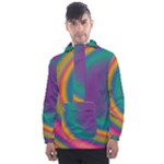Gradientcolors Men s Front Pocket Pullover Windbreaker