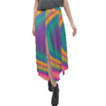 Gradientcolors Velour Split Maxi Skirt