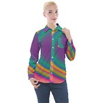 Gradientcolors Women s Long Sleeve Pocket Shirt