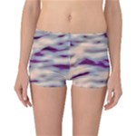 Orange  Waves Abstract Series No1 Reversible Boyleg Bikini Bottoms