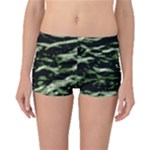 Green  Waves Abstract Series No5 Boyleg Bikini Bottoms
