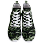 Green  Waves Abstract Series No5 Men s Lightweight High Top Sneakers