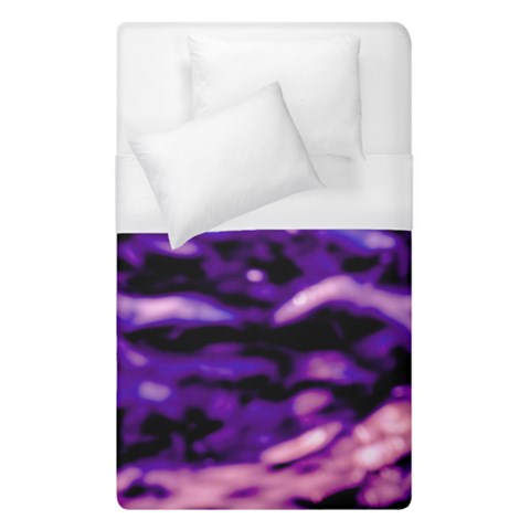 Purple  Waves Abstract Series No1 Duvet Cover (Single Size) from ArtsNow.com