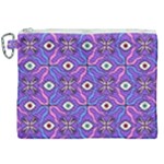 Abstract Illustration With Eyes Canvas Cosmetic Bag (XXL)
