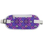 Abstract Illustration With Eyes Rounded Waist Pouch