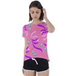 RUSH! Short Sleeve Foldover Tee