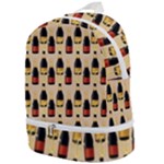 Champagne For The Holiday Zip Bottom Backpack