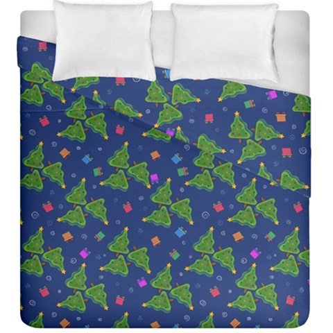 Christmas Trees Duvet Cover Double Side (King Size) from ArtsNow.com