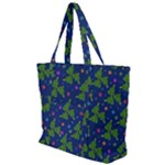 Christmas Trees Zip Up Canvas Bag