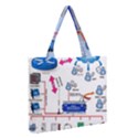 Zipper Medium Tote Bag Front