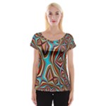 Digitalart Cap Sleeve Top