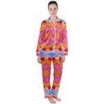 Digitalart Satin Long Sleeve Pajamas Set