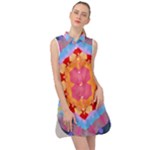 Digitalart Sleeveless Shirt Dress