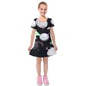 Kids  Short Sleeve Velvet Dress 