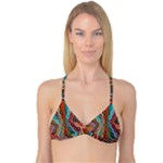 Digital Illusion Reversible Tri Bikini Top