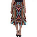 Digital Illusion Perfect Length Midi Skirt