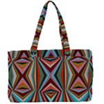 Digital Illusion Canvas Work Bag