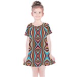 Digital Illusion Kids  Simple Cotton Dress