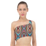 Digital Illusion Spliced Up Bikini Top 