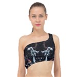 Digital Illusion Spliced Up Bikini Top 