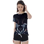 Digital Illusion Short Sleeve Foldover Tee