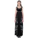 Digital Illusion Empire Waist Maxi Dress