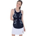 Digital Illusion Racer Back Mesh Tank Top