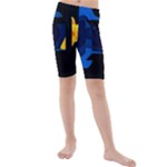Digital Illusion Kids  Mid Length Swim Shorts