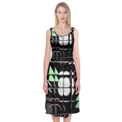 Digital Illusion Midi Sleeveless Dress from ArtsNow.com