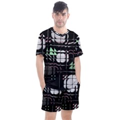 Men s Mesh T-Shirt and Shorts Set 