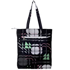 Double Zip Up Tote Bag 