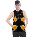 Digital Illusion Men s Sleeveless Hoodie