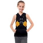 Digital Illusion Kids  Sleeveless Hoodie