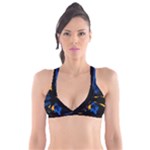 Digital Illusion Plunge Bikini Top