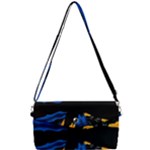 Digital Illusion Removable Strap Clutch Bag