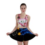 Digital Illusion Mini Skirt