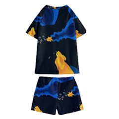 Kids  Swim T-Shirt and Shorts Set 