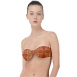 Abstract pattern geometric backgrounds   Classic Bandeau Bikini Top 
